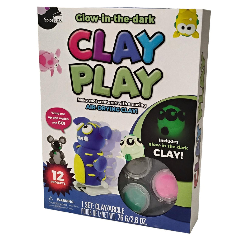 Spice Box Glow In The Dark Clay Play Craft Set
