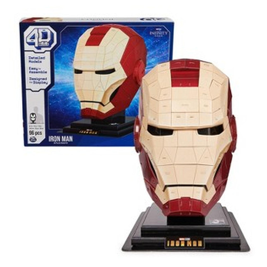 helmet iron man toy Marvel Legends Avengers: Endgame Hasbro Uncanny Toys & More Transparent and visible lens (when the eye light is off) 8 Spin Master 4D Build Marvel