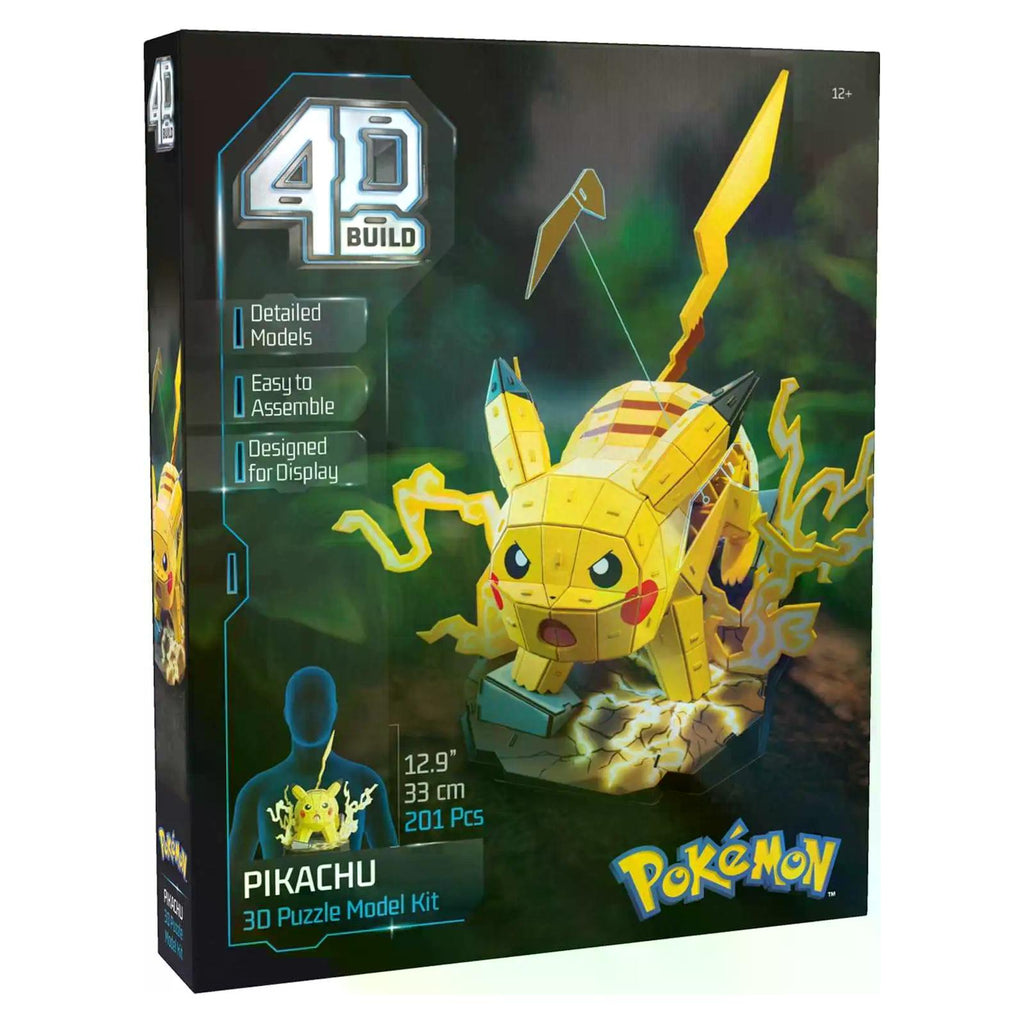 Spin Master 4D Build Pokemon Pikachu 3D Puzzle Model Kit