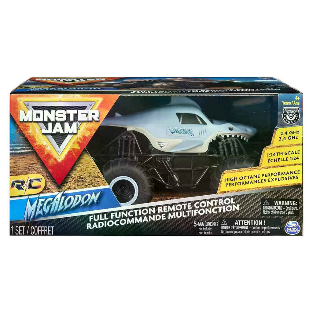 Spin Master Monster Jam Megalodon 24th Scale RC Monster Truck - Radar Toys