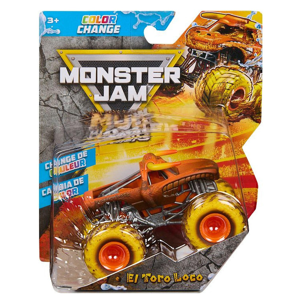 Spin Master Monster Jam Color Change Mud Blasters El Toro Loco Truck