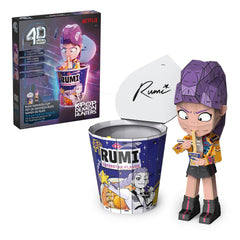 Spin Master Netflix KPOP Demon Hunters 4D Build Rumi Ramyeon Cup Model Kit