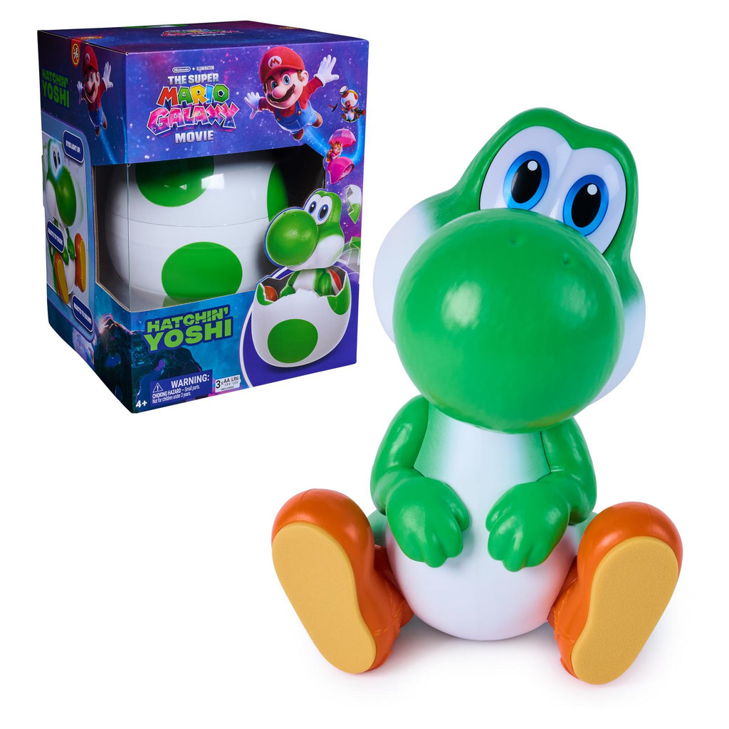 Spin Master Super Mario Galaxy Movie Hatchin' Yoshi Set