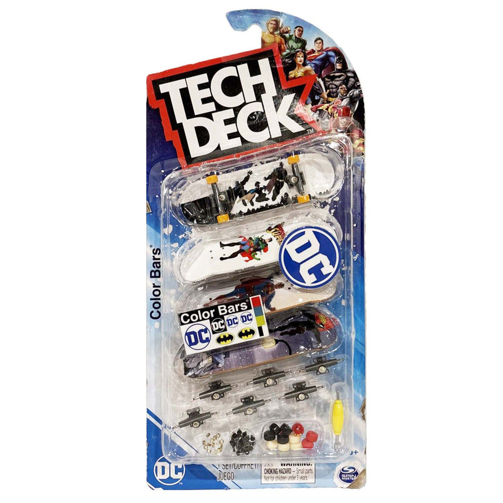 Spin Master Tech Deck DC Four Skate Board Set