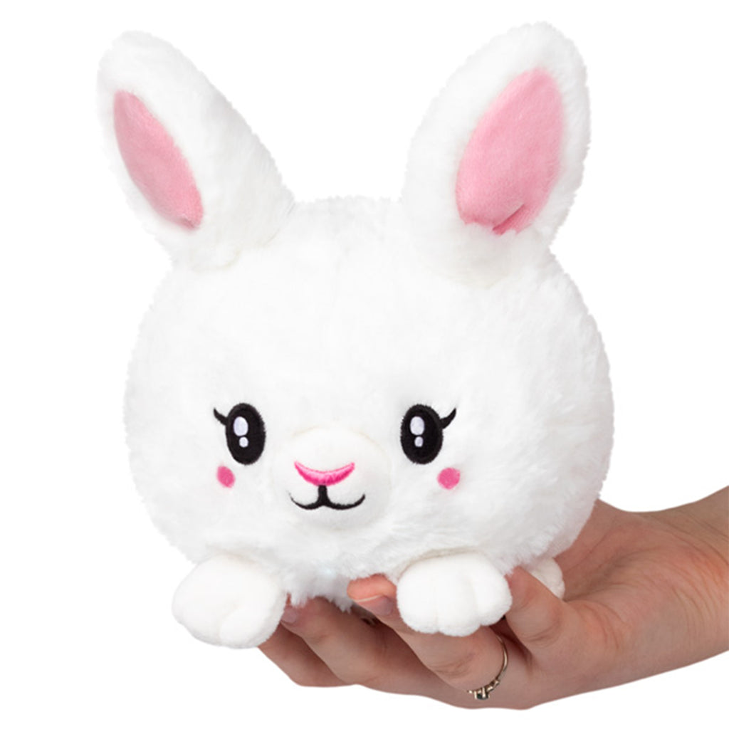 Squishable Bunny White Fluffy Snack 6 Inch Plush Figure