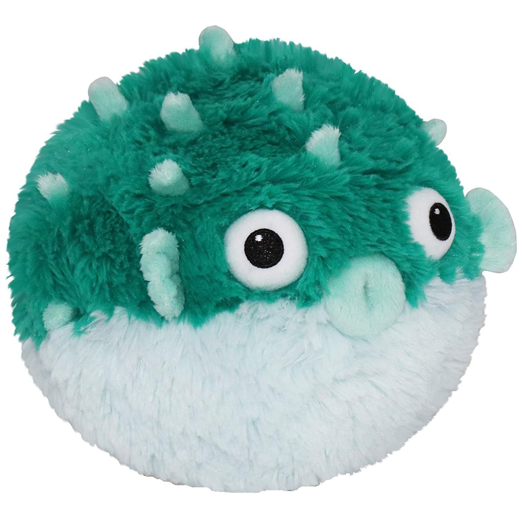 Squishable Mini Pufferfish Teal 7 Inch Plush
