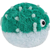 Squishable Mini Pufferfish Teal 7 Inch Plush - Radar Toys