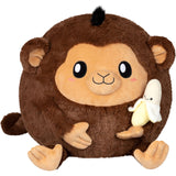 Squishable Monkey And Banana 15 Inch Plush Figure - Radar Toys