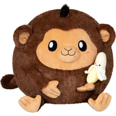 Squishable Monkey And Banana 15 Inch Plush Figure