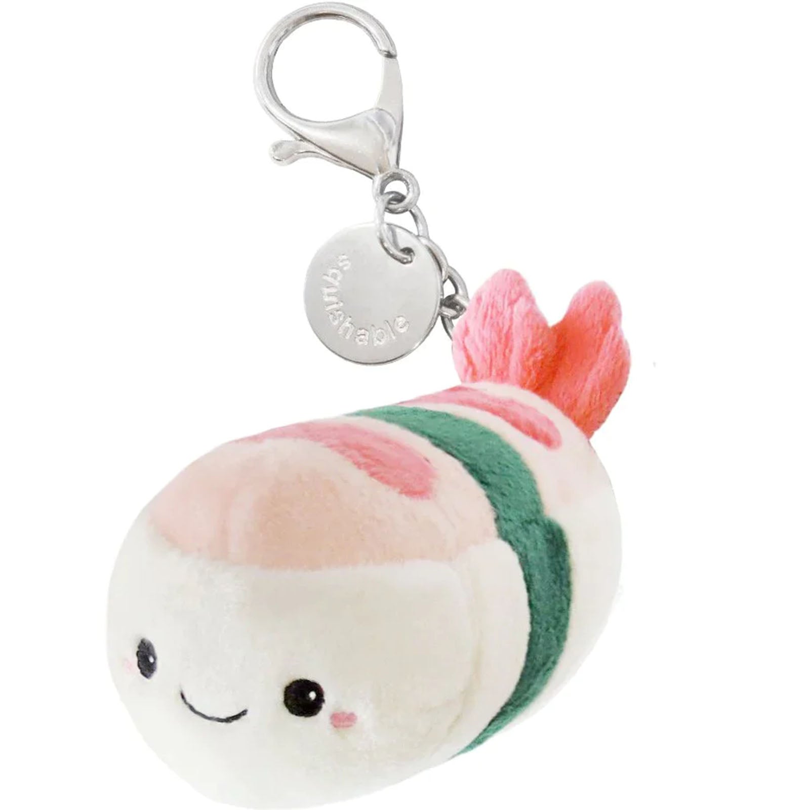 Squishable Micro Keychain Squishable Shrimp Sushi Micro 4 Inch Keychain Plush | Radar Toys