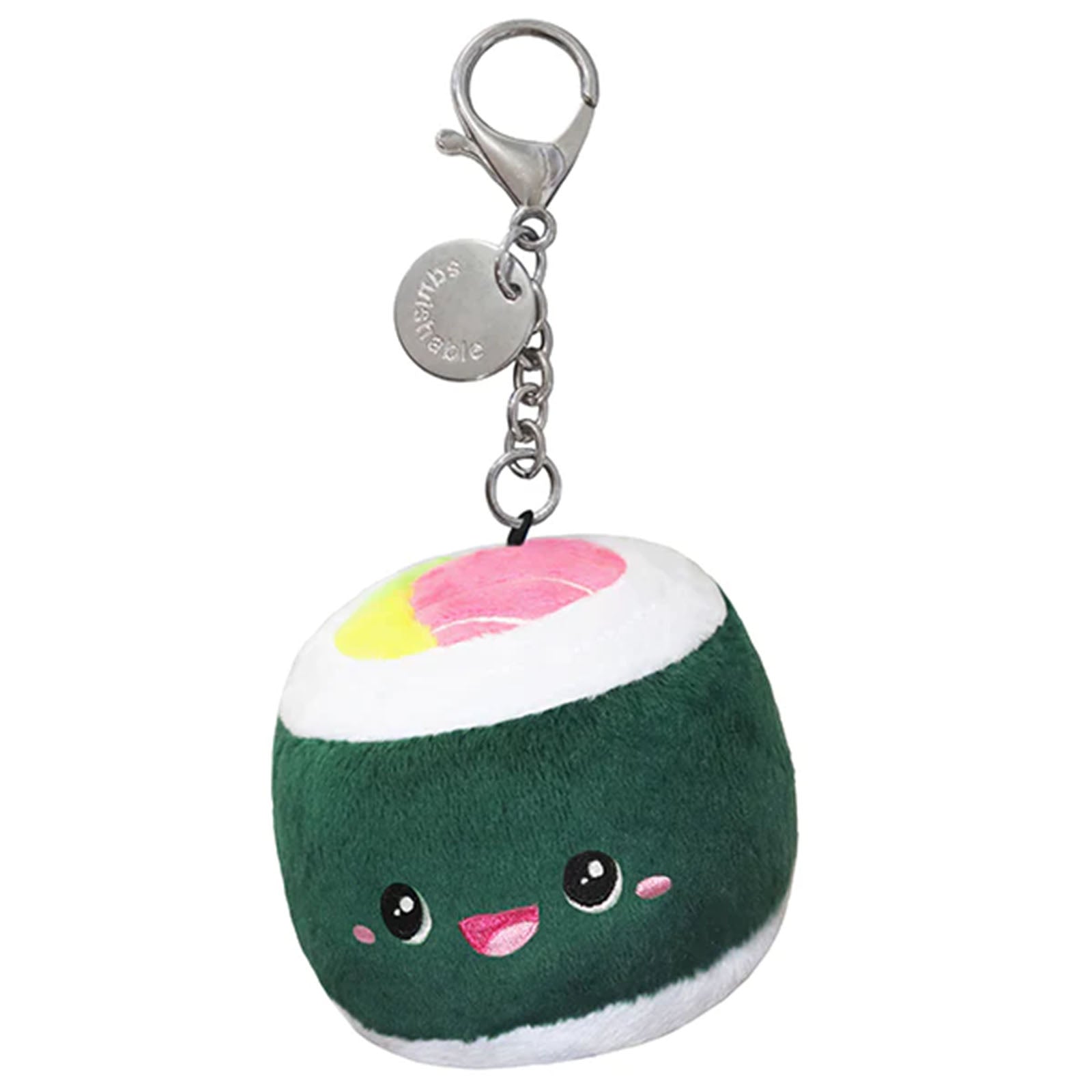 Squishable Micro Keychain Squishable Sushi Roll Micro 3 Inch Keychain Plush | Radar Toys