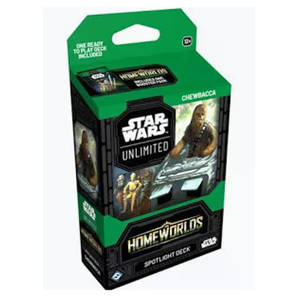 Star Wars Unlimited Card Game Homeworlds Chewbacca Spotlight Deck Set
