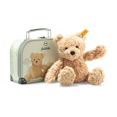 Steiff Jimmy Light Brown Teddy Bear In Suitcase Plush Set - Radar Toys