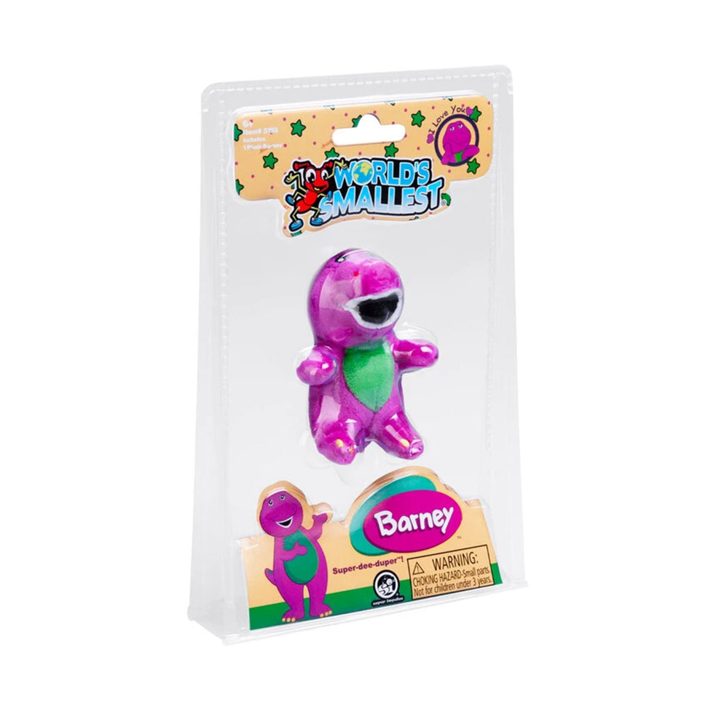 Super Impulse World's Smallest Barney 3 Inch Plush Figure - Radar Toys