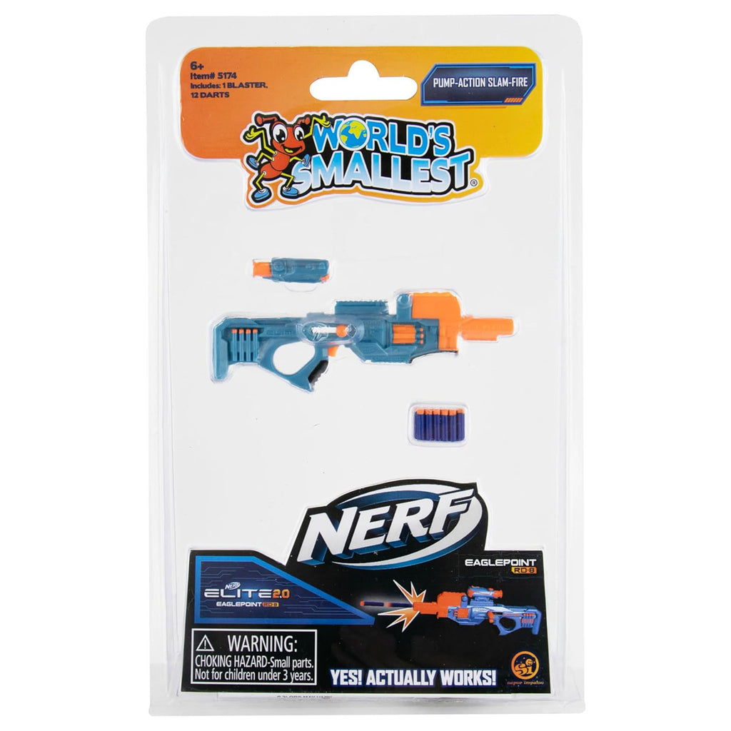 Super Impulse World's Smallest Nerf Pump-Action Slam-Fire Eaglepoint RD-8