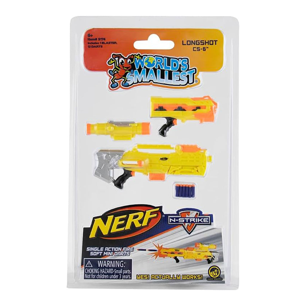 Super Impulse World's Smallest Nerf Single Action Longshot CS-6