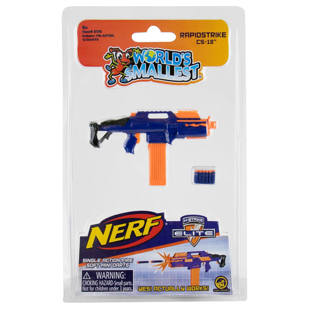 Super Impulse World's Smallest Nerf Single Action Rapidstrike CS-18