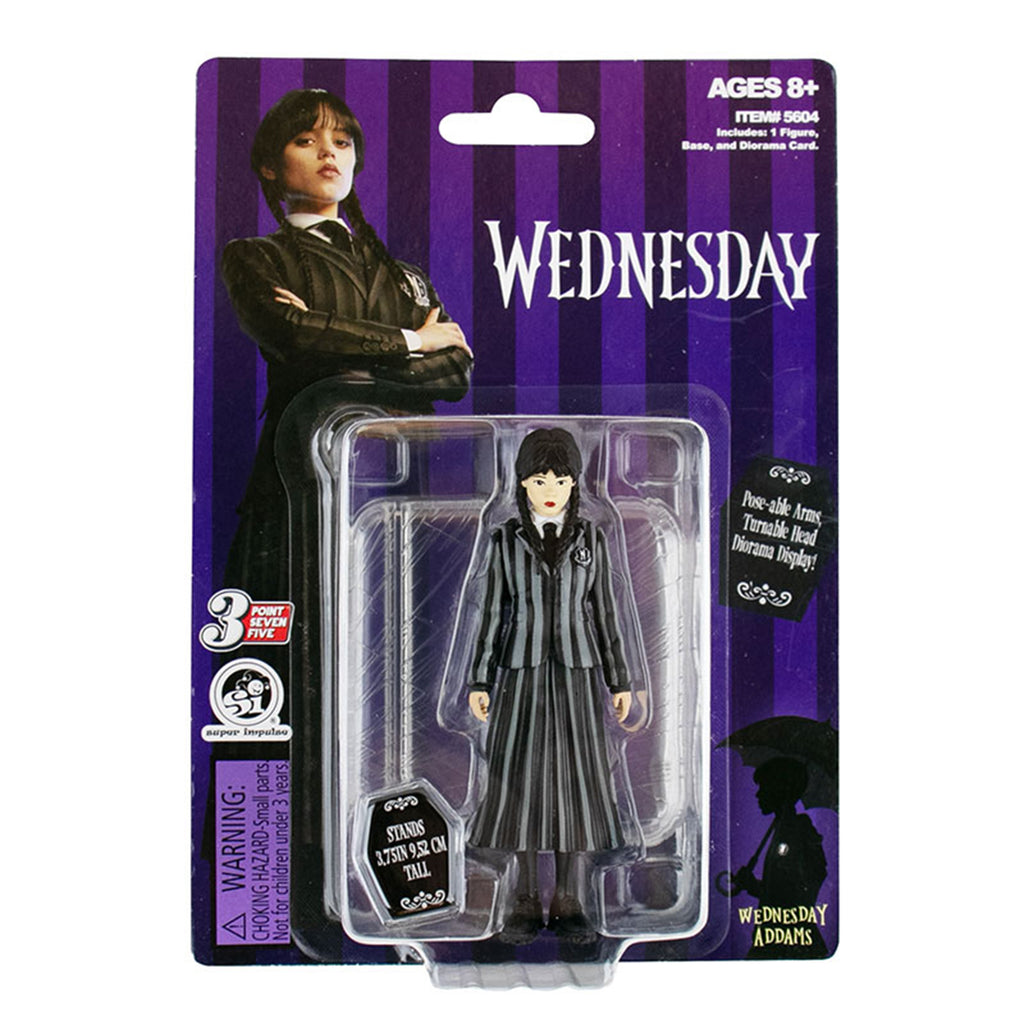 Super Impulse Wednesday Wednesday Addams 3.75 Inch Action Figure