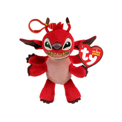 TY Beanie Babies Disney Stitch Leroy Red Alien 4 Inch Plush Clip