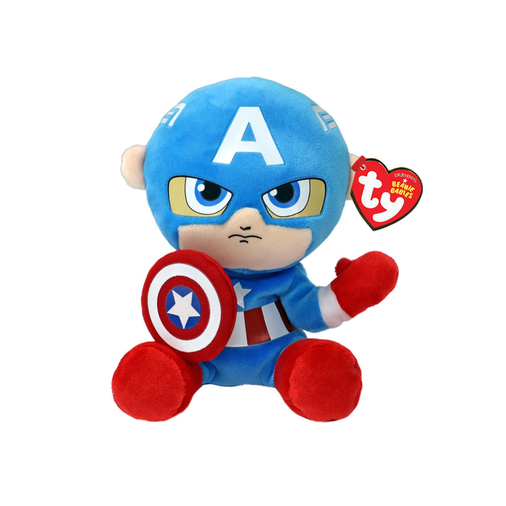 TY Beanie Babies Marvel Captain America 7 Inch Plush