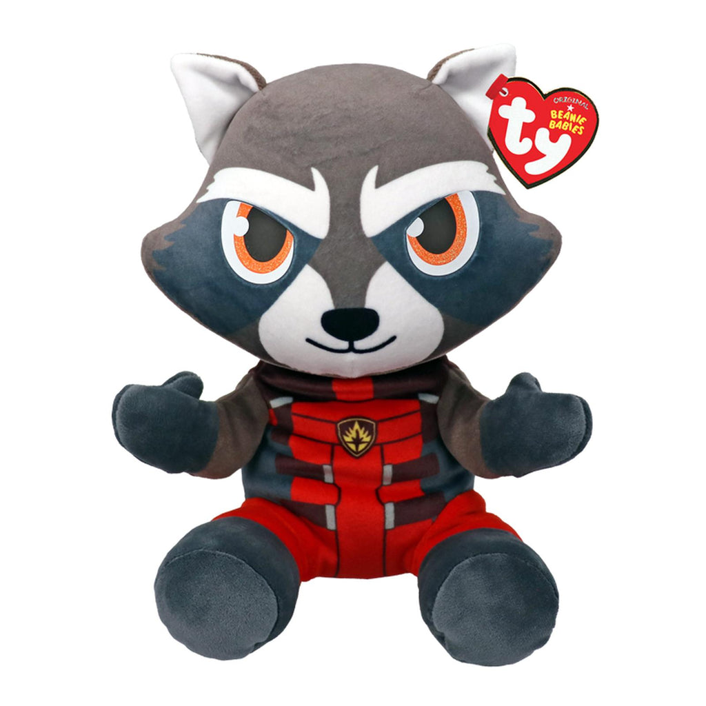 TY Beanie Babies Marvel Rocket Raccoon 7 Inch Plush