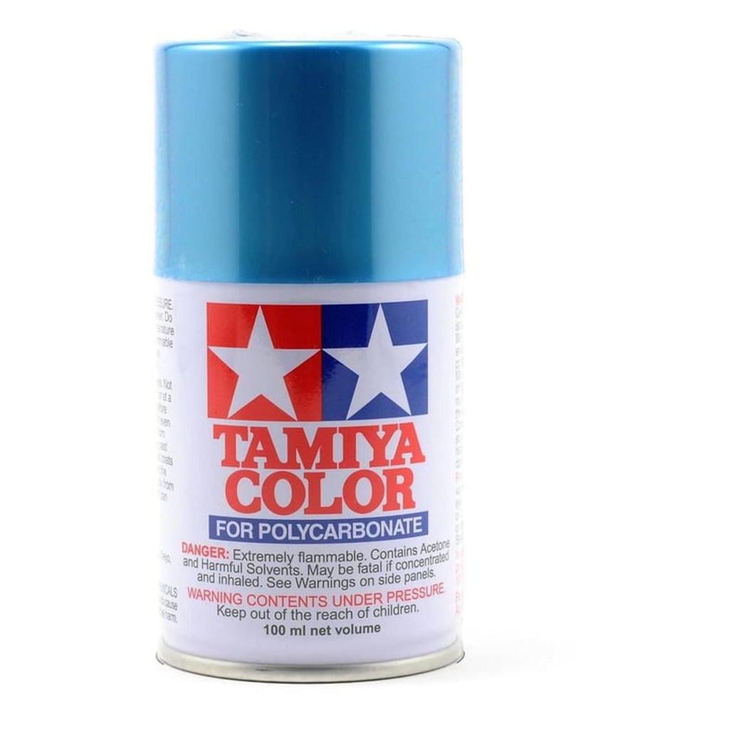 Tamiya Color PS-49 Metalic Sky Blue Polycarbonate Spray Paint 100mL - Radar Toys