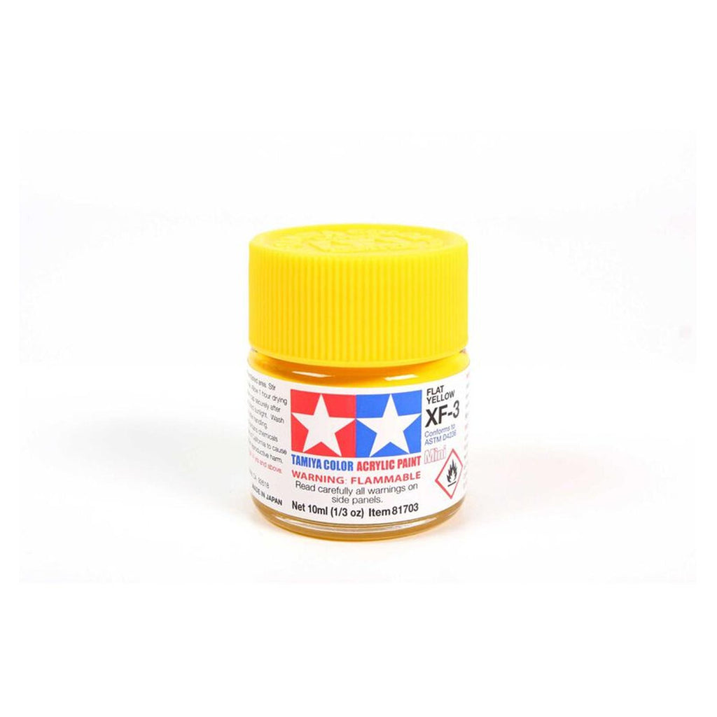 Tamiya Color XF-3 Flat Yellow Flat Acrylic Paint 23mL