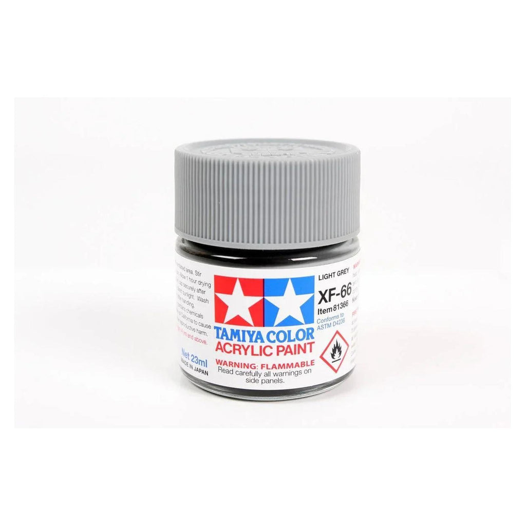 Tamiya Color XF-66 Light Gray Flat Acrylic Paint 23mL