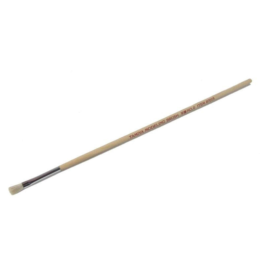 Tamiya Flat Brush Number 0 - Radar Toys