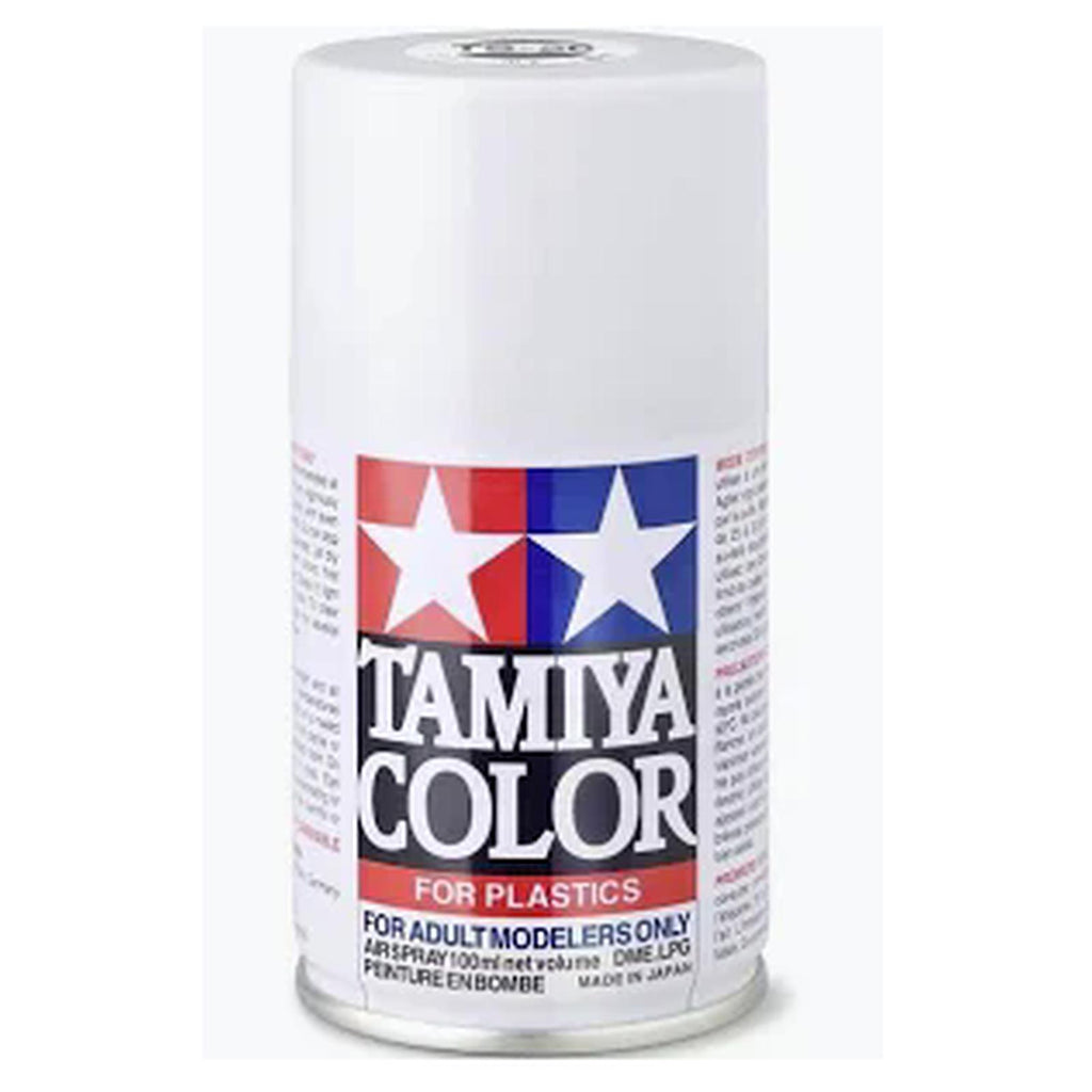 Tamiya Color For Plastics TS-26 Pure White 100mL Spray Paint Can TAM85026