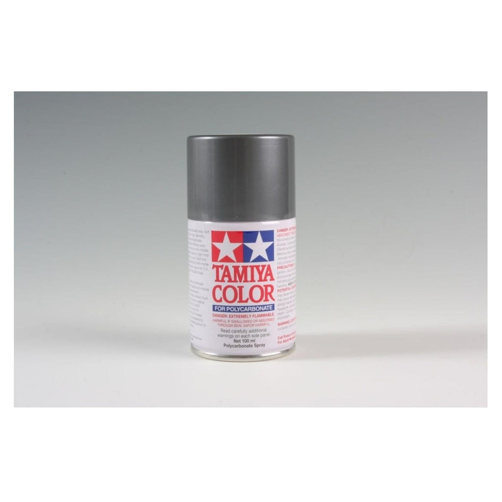 Tamiya Color PS-63 Bright Gun Metal Polycarbonate Spray Paint 100mL TAM86063