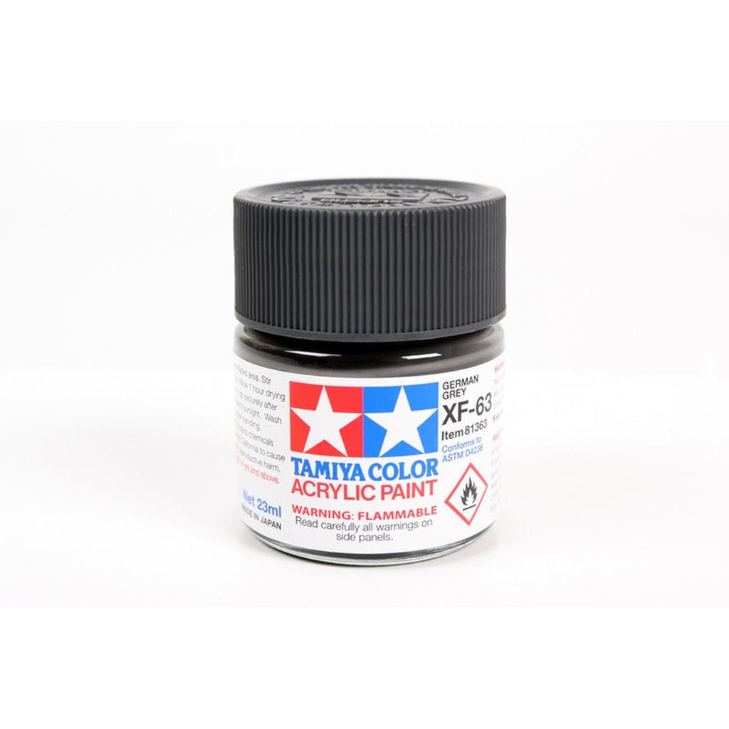 Tamiya Color XF-63 German Grey Flat Acrylic Paint 23mL TAM81363