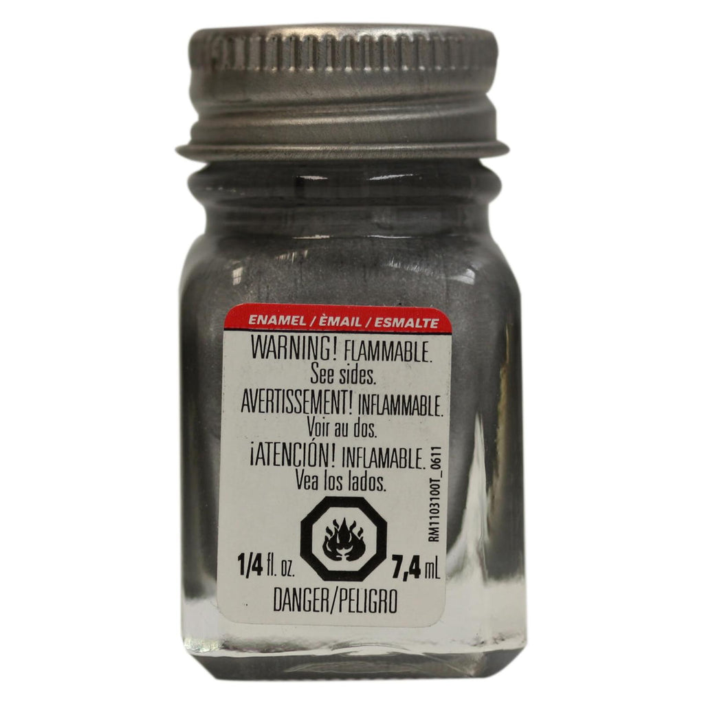 Testors Flat Aluminum Enamel Paint 0.25oz
