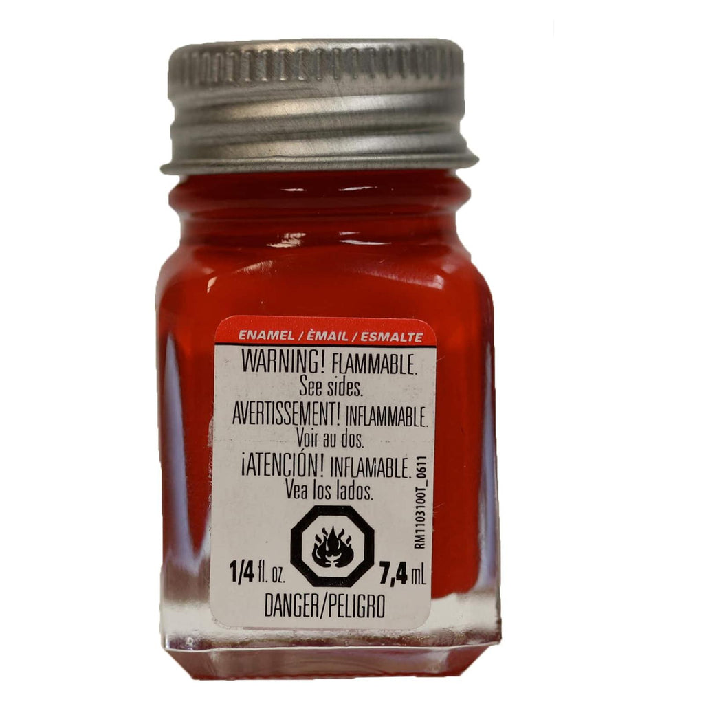 Testors Flat Red Enamel Paint 0.25oz