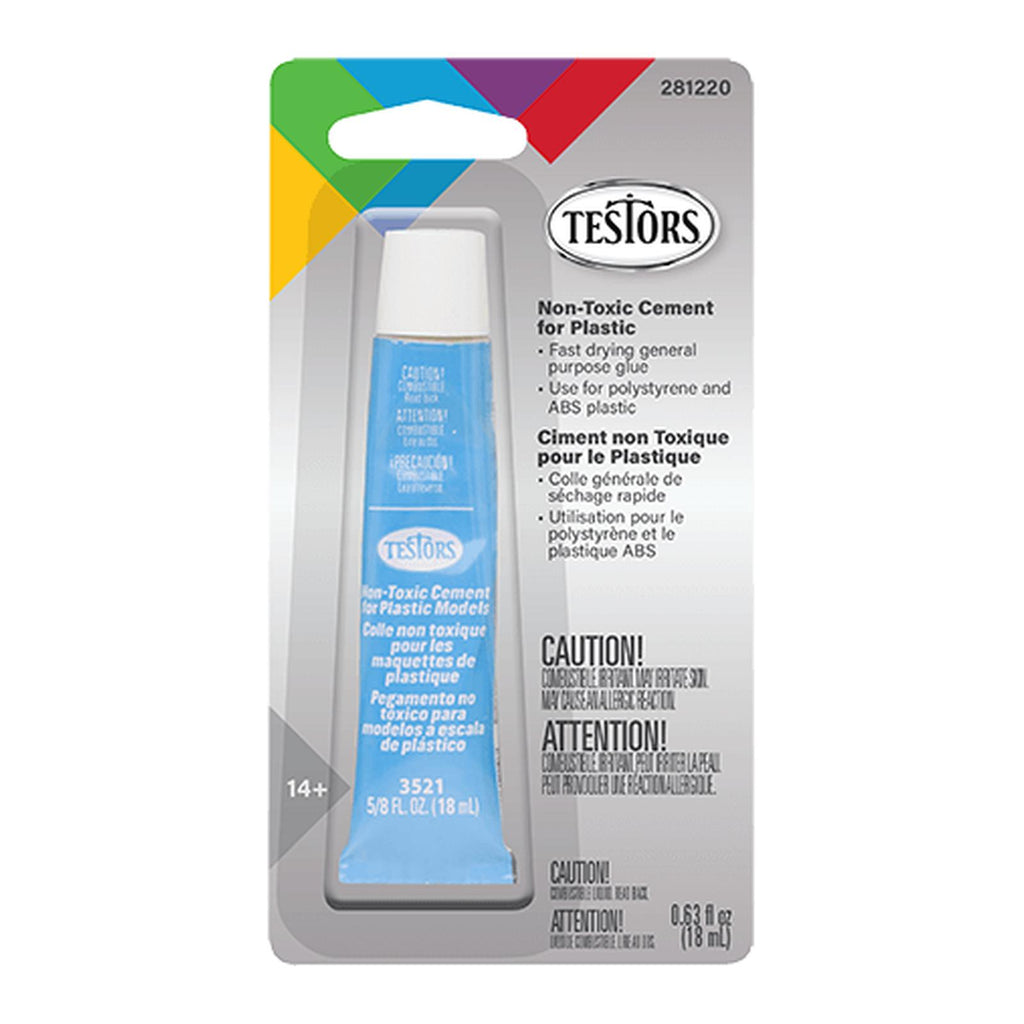 Testors Cement for Plastics Non-Toxic 18mL - Radar Toys