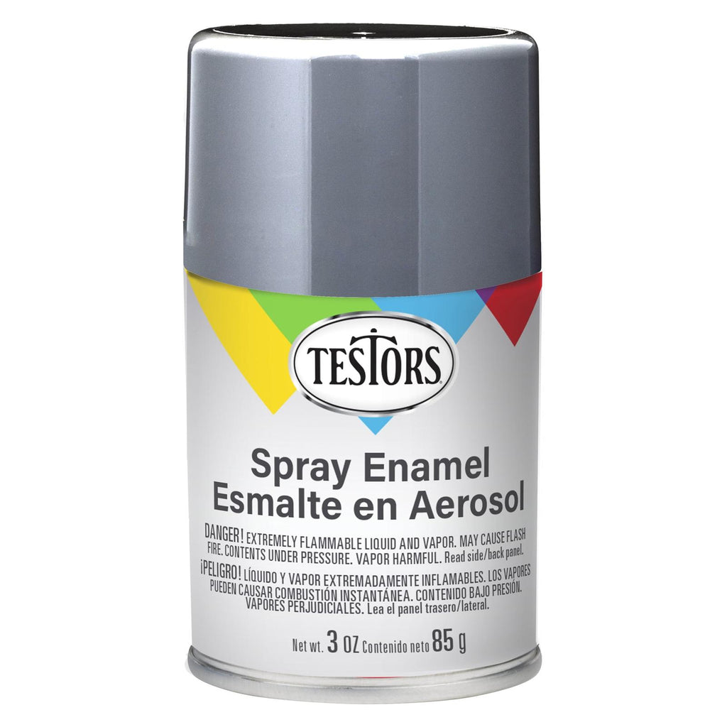 Testors Chrome Enamel Paint Spray Can 3oz