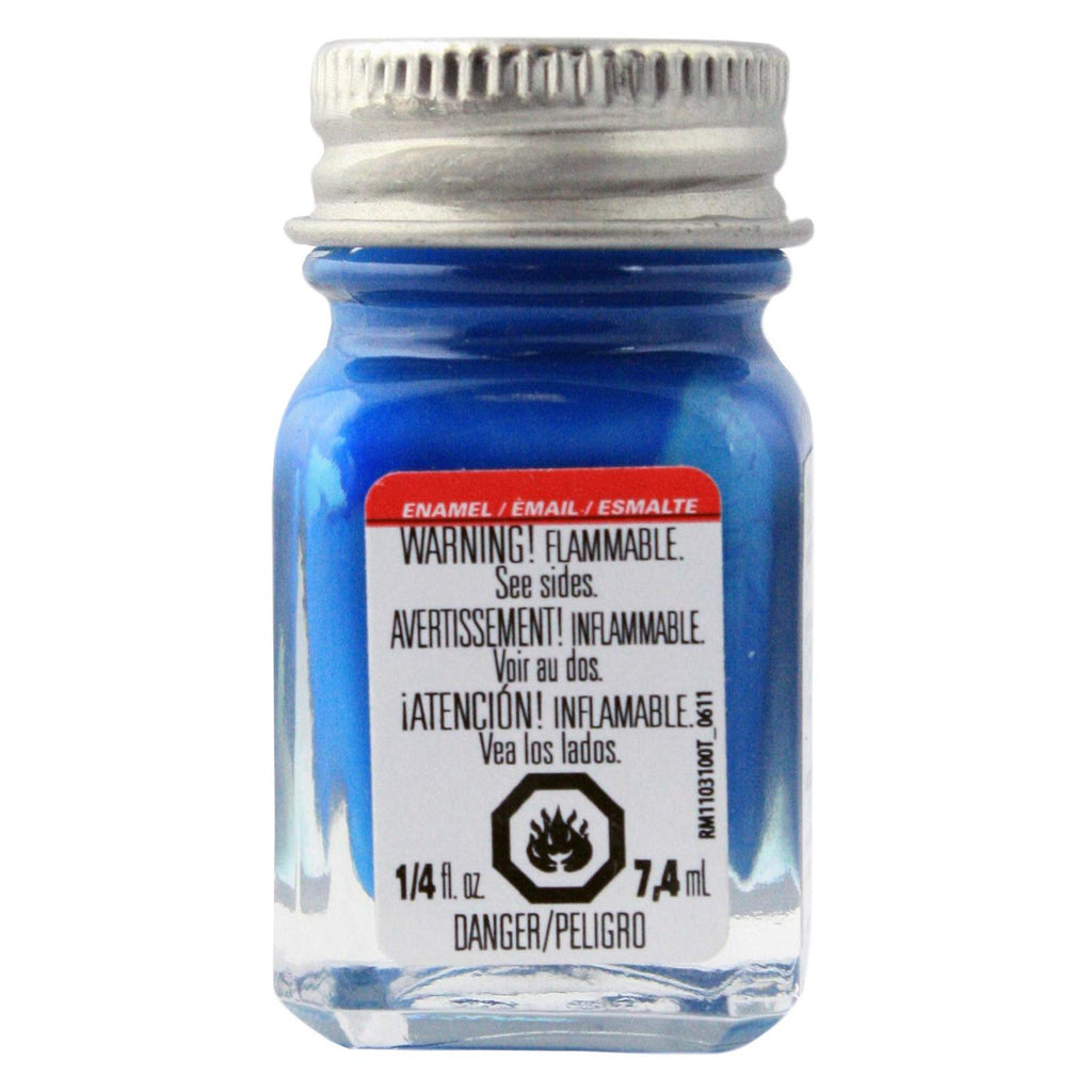 Testors Gloss Light Blue Enamel Paint 0.25oz - Radar Toys