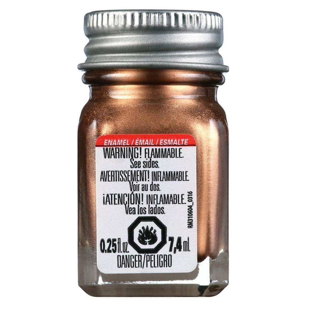 Testors Metallic Copper Enamel Paint 0.25oz - Radar Toys
