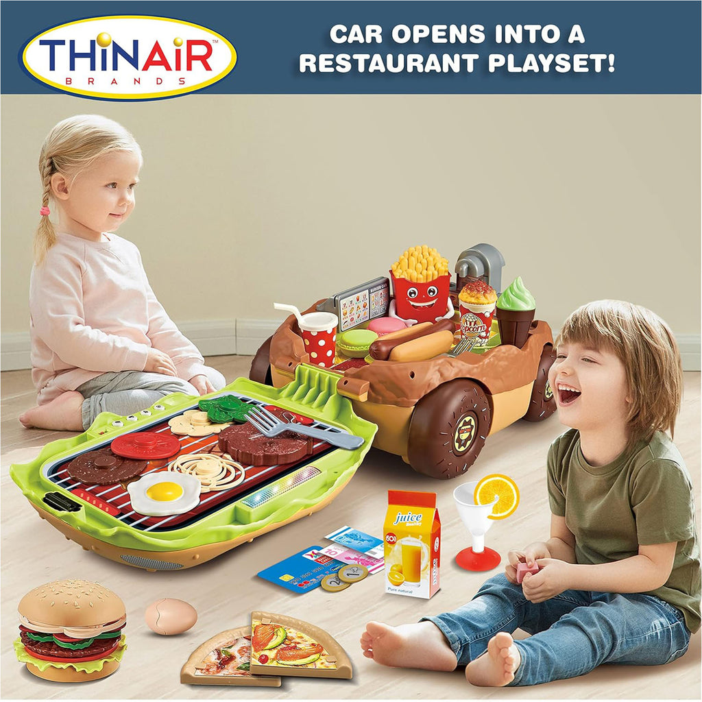 Thin Air 3 In 1 Burger Car Playset - Radar Toys