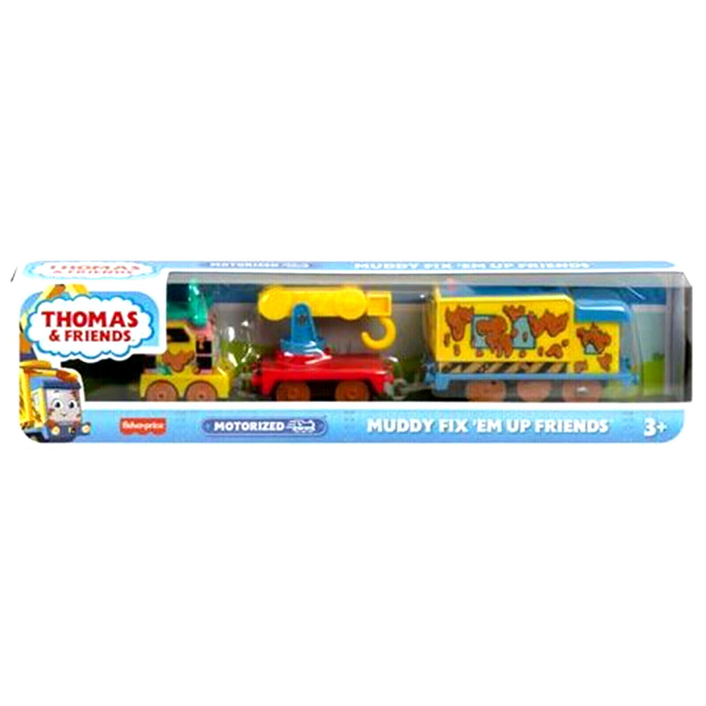 Thomas And Friends Muddy Fix 'Em Up Friends Motorized Engine Set - Radar Toys