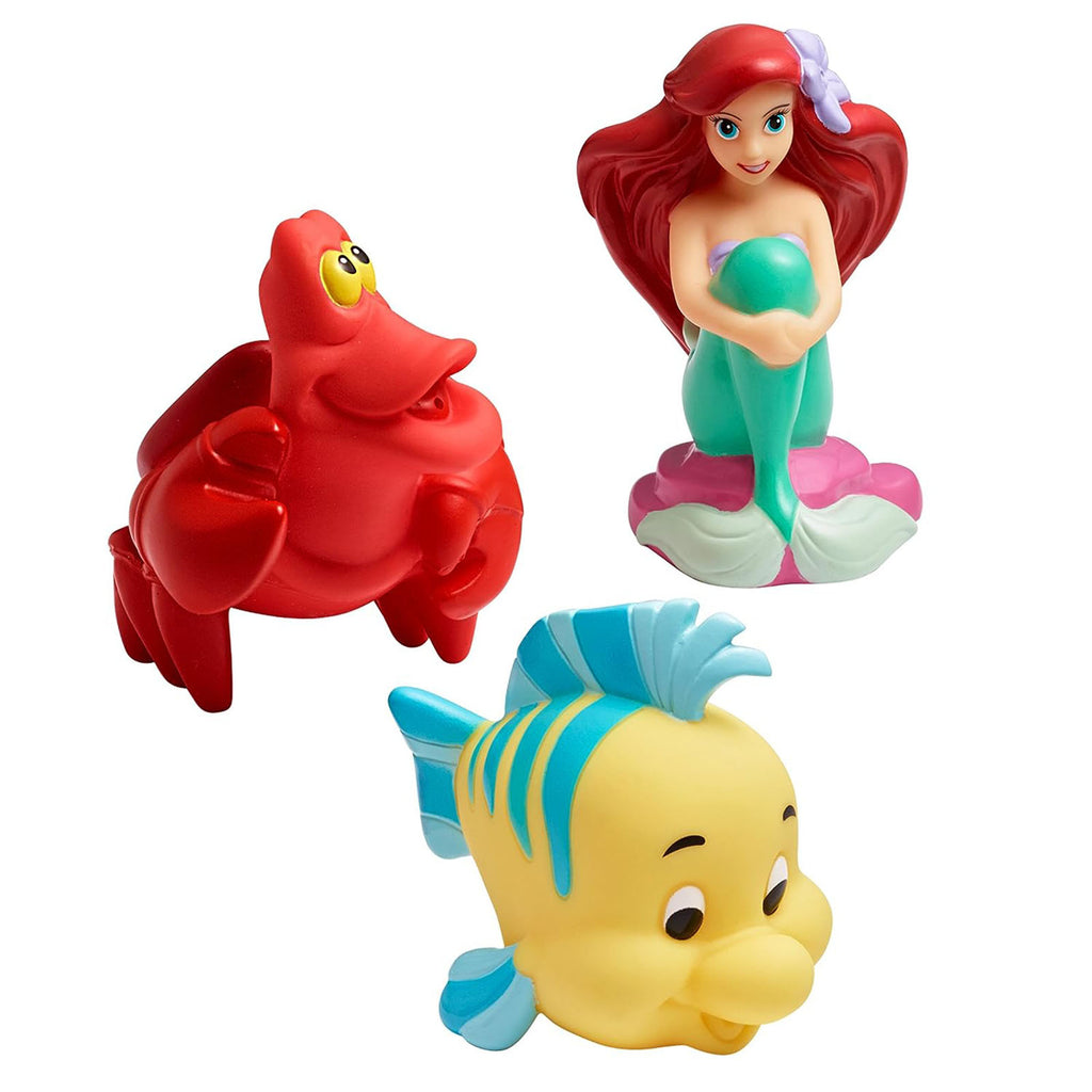 Tomy Disney Ariel 3 Piece Bath Squirt Toy Set