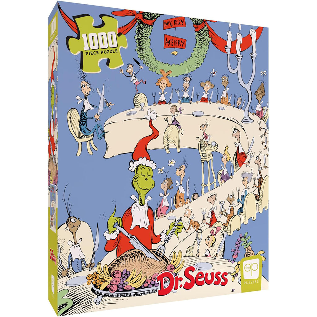 USAopoly Dr Seuss The Grinch Feast 1000 Piece Jigsaw Puzzle