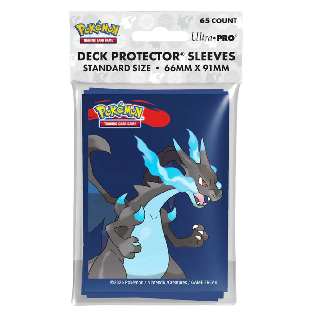 Ultra Pro Pokemon Mega Charizard X Protector Sleeves 65 Count - Radar Toys