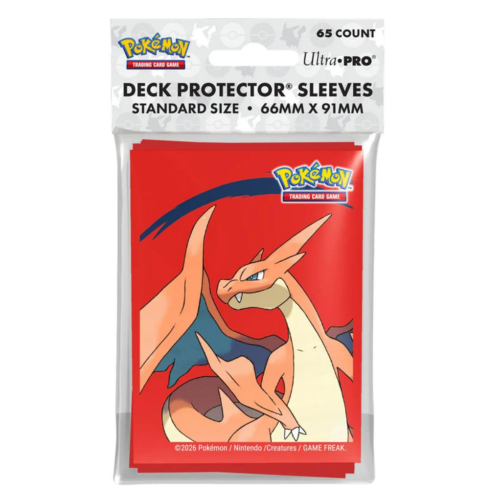 Ultra Pro Pokemon Mega Charizard Y Protector Sleeves 65 Count - Radar Toys