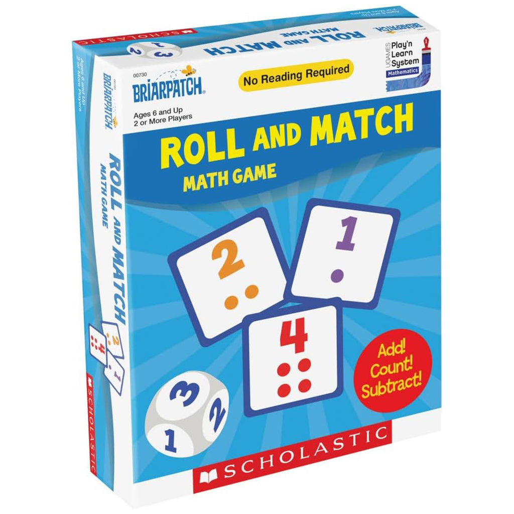 University Games Scholastic Roll And Match Math Game
