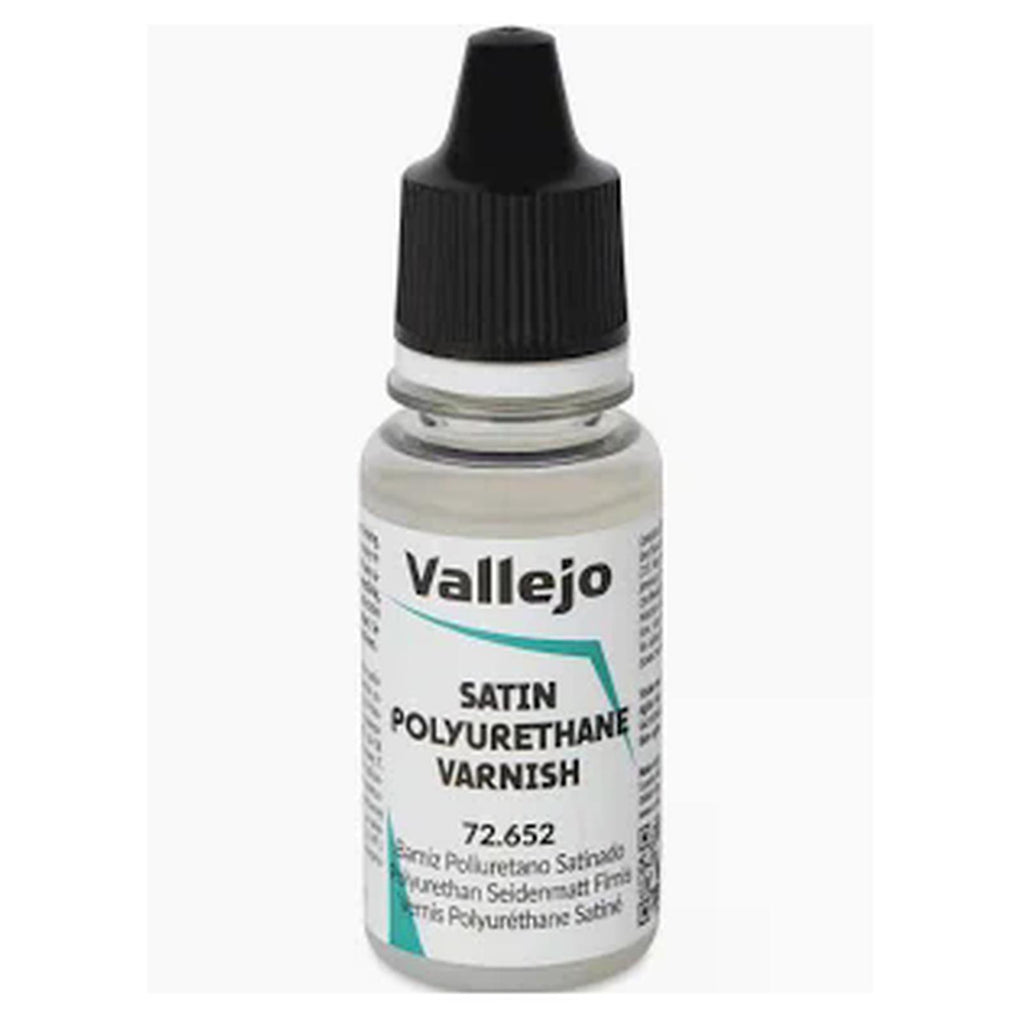 Vallejo Auxiliary Products Satin Polyurethane Varnish 18mL