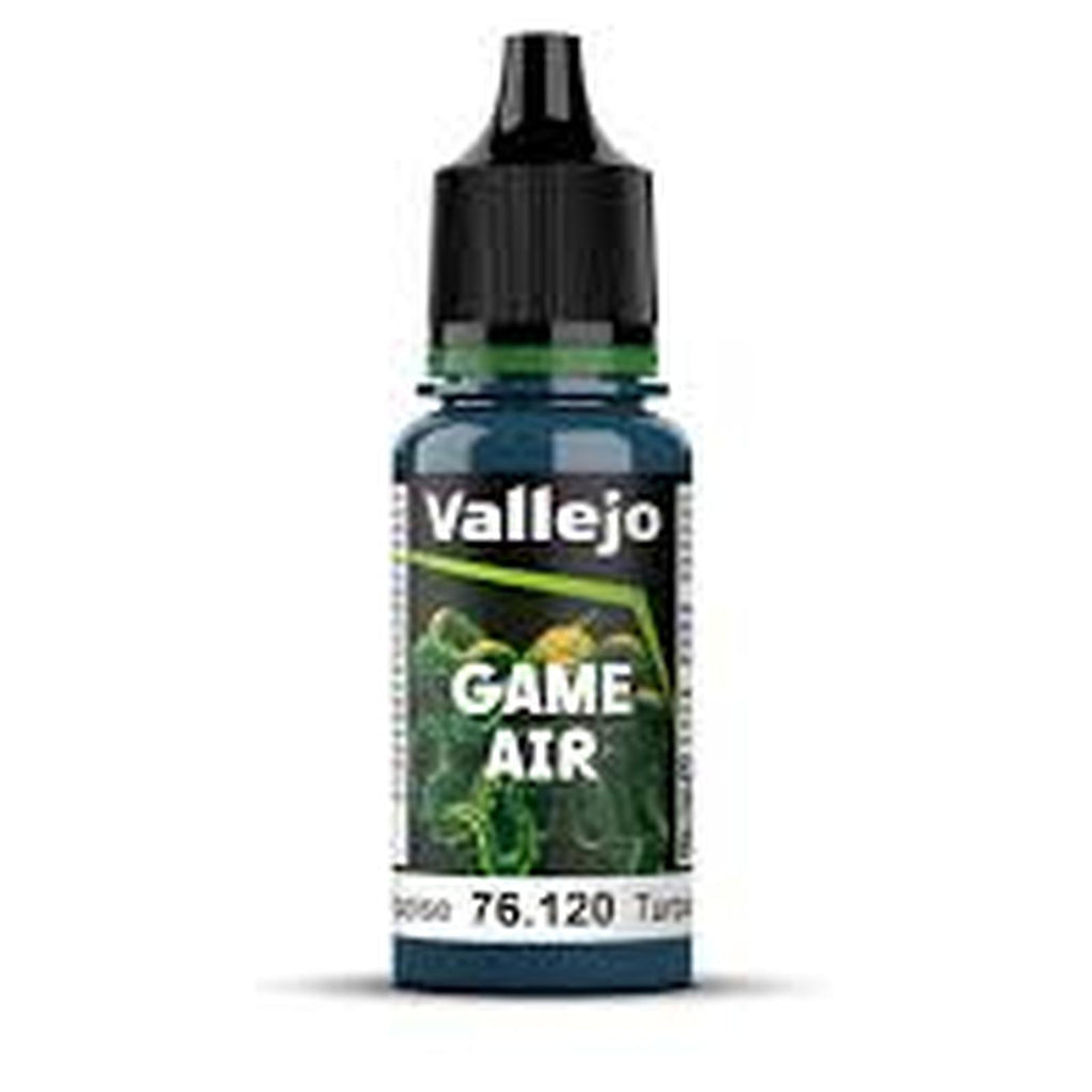 Vallejo Game Air Abyssal Turquoise Acrylic Airbrush Paint 18mL