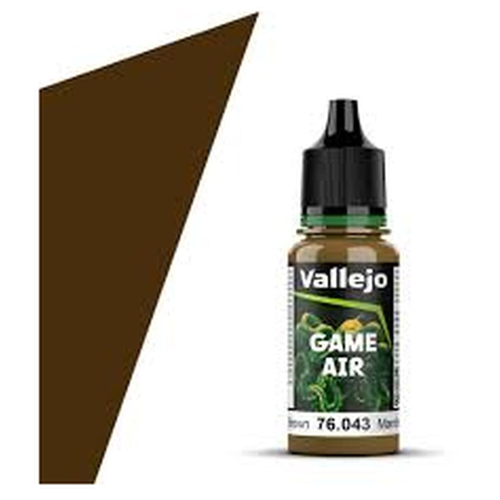 Vallejo Game Air Beastly Brown Acrylic Airbrush Paint 18mL