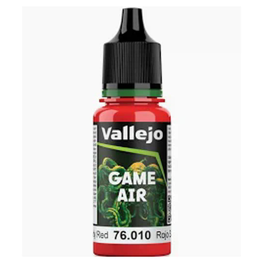 Vallejo Game Air Bloody Red Acrylic Airbrush Paint 18mL - Radar Toys