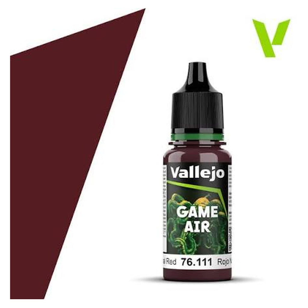 Vallejo Game Air Nocturnal Red Acrylic Airbrush Paint 18mL